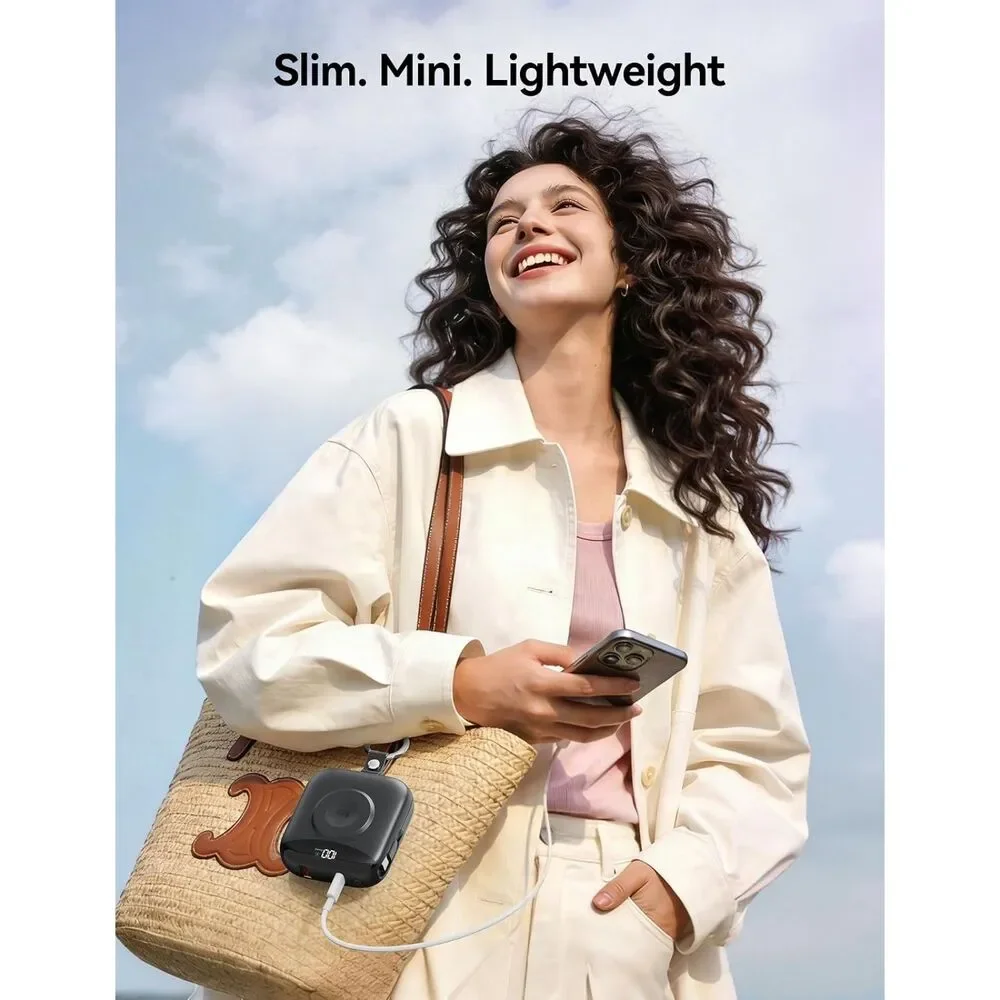 New Portable Charger 10000mAh 22.5W Power Bank for iWatch ONLY